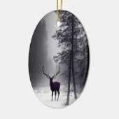 Gothic Ornament Elk in Woods (Links)