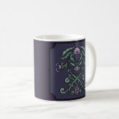 Gothic Ornamental Wappen Kaffeetasse (VorderseiteRechts)
