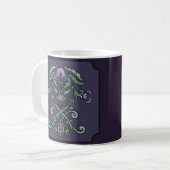 Gothic Ornamental Wappen Kaffeetasse (Vorderseite Links)