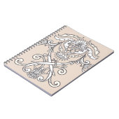 Gothic Ornamental Wappen Notizblock (Linke Seite)