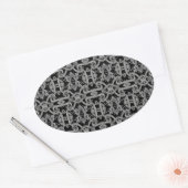 GOTHIC Oval Stickers (Umschlag)