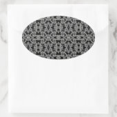 GOTHIC Oval Stickers (Tasche)