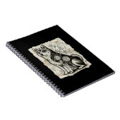 Gothic Overthinking Notebook Notizblock (Rechte Seite)