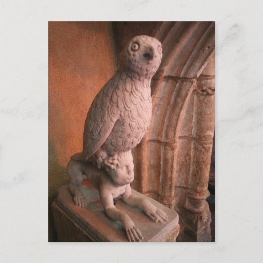 Gothic Owl Postkarte (Vorderseite)