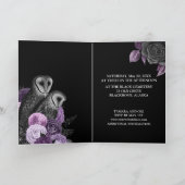 Gothic Owls Wedding Ankündigung (Innenseite)
