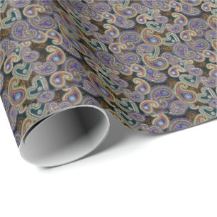 Gothic Paisley Geschenkpapier