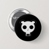 Gothic Panda Button Button Kawaii (Vorne & Hinten)