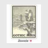 Gothic Paris - v2 Aufkleber (Blatt)
