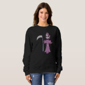 Gothic Pastel Teddy Bat Creepy Voodoo Premium_8 Sweatshirt (Vorne ganz)