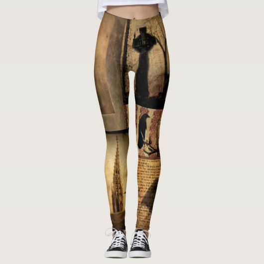 Gothic Patches Leggings (Vorderseite)