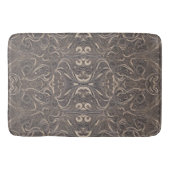 Gothic Pattern Black Bath Mat Badematte (Vorderseite)