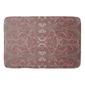 Gothic Pattern Red Bath Mat Badematte (Vorderseite)