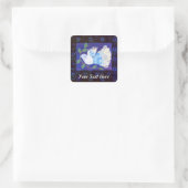 Gothic Peace Spirit Quadratischer Aufkleber (Tasche)