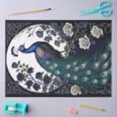 Gothic Peacock Decoupage Seidenpapier (Basteln)