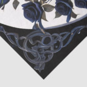 Gothic Peacock Decoupage Seidenpapier (Ausschnitt)