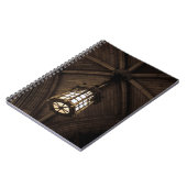 Gothic Pendant Light Spiral Foto Notebook Notizblock (Linke Seite)