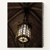 Gothic Pendant Light Spiral Notebook Notizblock (Rückseite)