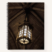 Gothic Pendant Light Spiral Notebook Notizblock (Vorderseite)