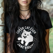 Gothic Pentagram Kitten Coven Club T-Shirt