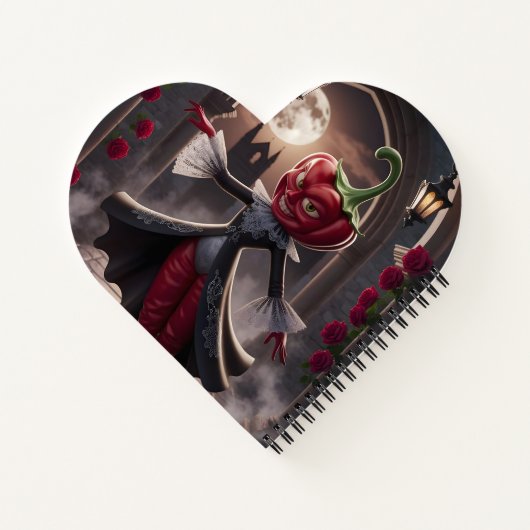 Gothic Pepper-Notebook Notizblock (Rückseite)