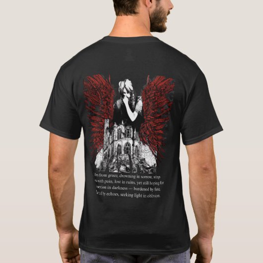 Gothic Perception Angel T-Shirt (Rückseite)