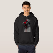 Gothic-Pestdoktor-Trash-Polka-Kapuzenpullover Hoodie (Vorne ganz)