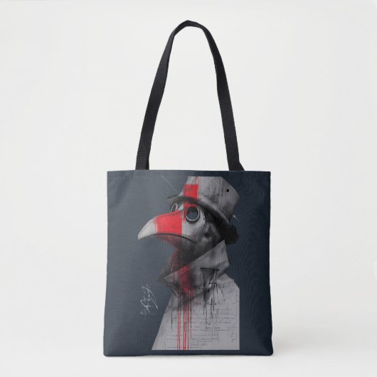 Gothic-Pestdoktor-Trash-Polka-Tasche Tasche (Vorderseite)