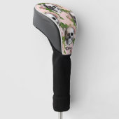 Gothic Pink Bläserskulptur Stripteppich Golf Kopfa Headcover (angewinkelt)