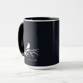 Gothic Pink Roses Tasse (Vorderseite Links)