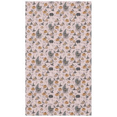 Gothic Pink Viktorianisch Baby Carriage Halloween Tischdecke (Vorderseite)