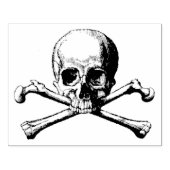 Gothic Pirate Skull und Crossbones Gummistempel (Prägung)