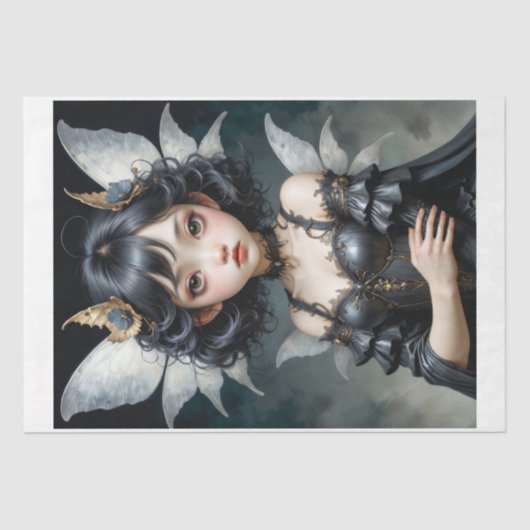 Gothic Pixie Dream Decoupage Seidenpapier (Vorderseite)