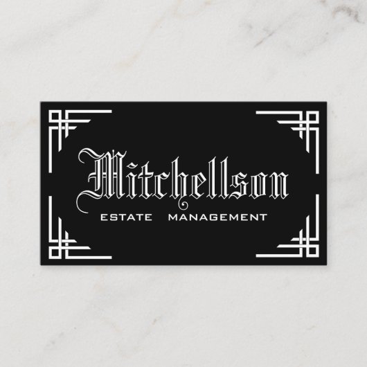 Gothic Pizzazz Visitenkarte (Vorderseite)