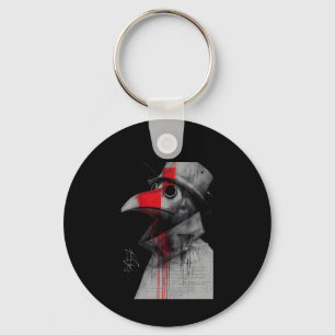Gothic Plague Doctor Trash Polka Schlüsselanhänger