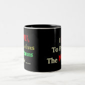 Gothic Playtime Zweifarbige Tasse (Mittel)