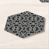 GOTHIC Point Hexagon Paper Untersetzer (angewinkelt)