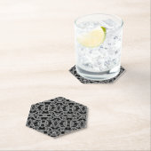 GOTHIC Point Hexagon Paper Untersetzer (Vor Ort)