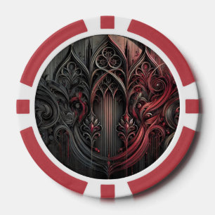 Gothic-Poker-Chip - kundenspezifisches Design Pokerchips