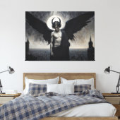 Gothic Portrait of Lord Lucifer Leinwanddruck (Insitu (Schlafzimmer))
