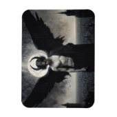 Gothic Portrait of Lord Lucifer Magnet (Vertikal)