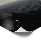 Gothic Portrait of Lord Lucifer Poster (Ecke)