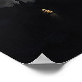 Gothic Portrait of Lord Lucifer Poster (Ecke)