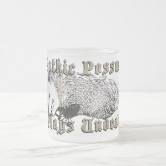 Gothic Possum Plays Untot Mattglastasse (Mittel)