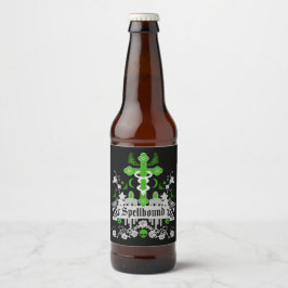 Gothic Post Punk Fashion Zubehör Bierflaschenetikett