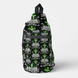 Gothic Post Punk Fashion Zubehör Crossbody Bag