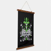 Gothic Post Punk Fashion Zubehör Wandteppich Mit Holzrahmen (Gewinkelt)