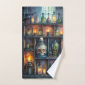 Gothic Potion Flaschen - Dunkle Apotheke Badhandtuch Set (Handtuch)