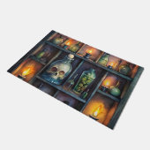 Gothic Potion Flaschen - Dunkle Apotheke Fußmatte (Schrägansicht)