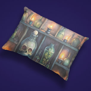 Gothic Potion Flaschen - Dunkle Apotheke Kissenbezug