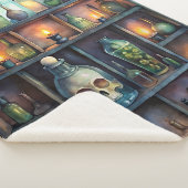 Gothic Potion Flaschen - Dunkle Apotheke Sherpadecke (3/4)
